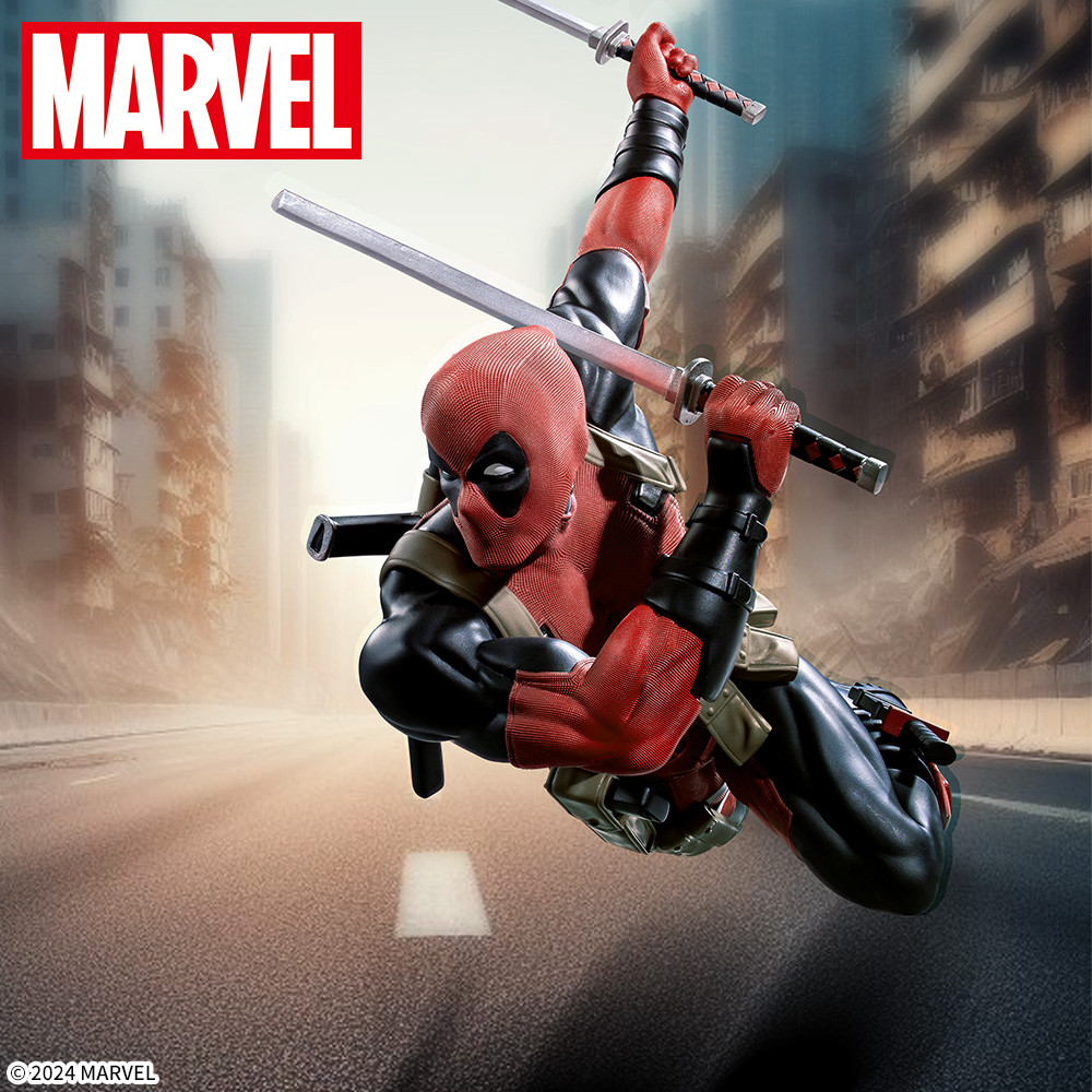 デットプール プライズフィギュアリペイント セガプライズ2024年7月以降「MARVEL」から「デッドプール」と